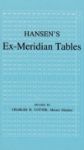 Hansens Ex-Meridian Tables